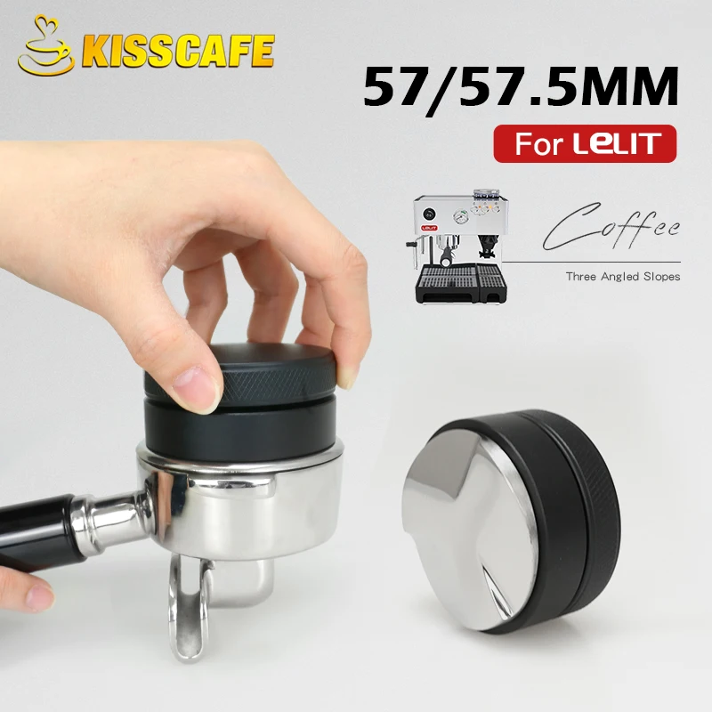Distributore Di Caffè 57Mm 57.5Mm Per Lelit Anna Machine Tamper Leveler Tool Regolabile Barista Espresso Parts Accessori Angolari