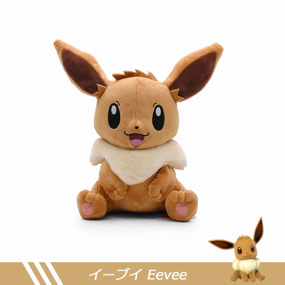 

Милые плюшевые игрушки Eevee из аниме Покемон, мягкая Набивная игрушка 30 см, игрушка, подушка Eevee, хлопковая плюшевая игрушка для детей, подарки