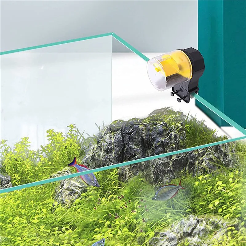 

Intelligent Auto Aquarium Fish Feeder, Aquarium Tank Timer Feeder, Programmable Fish Food Dispenser