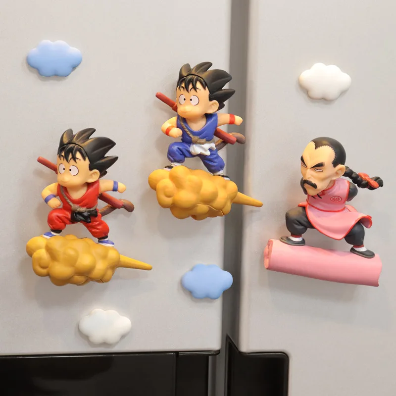 Dragon Ball Flying Goku Tao Pai Pai Magneti Da Frigorifero Stereo Magneti Frigorifero Decorazioni Per La Casa Magneti Adesivi Per Messaggi
