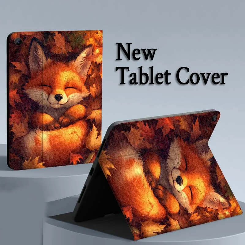 Charming Fox Design Tablet Case with Creative Pattern