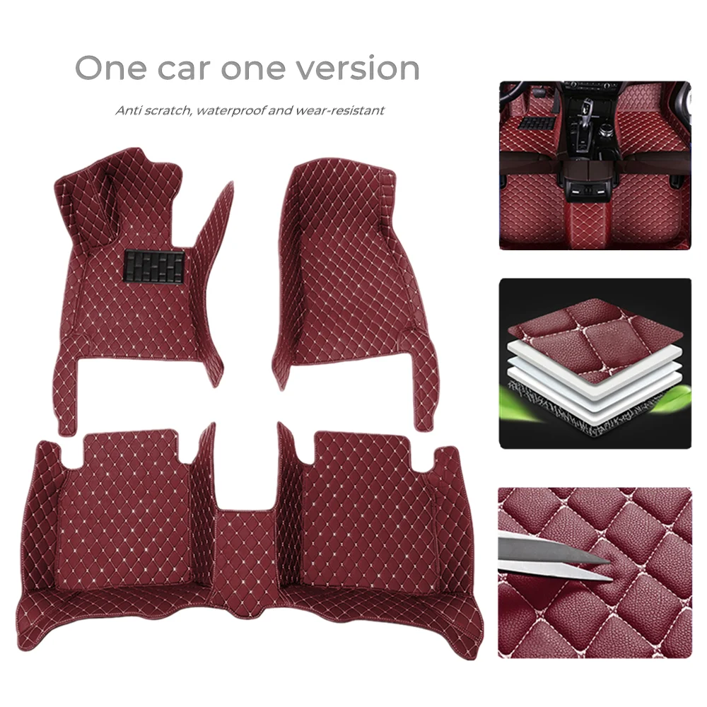 

Car Floor Mats Custom For Ford Mustang 1995 1996 1997 1998 1999 2000 2001-2004 LHD Auto Interior Accessories Carpet Car Covers