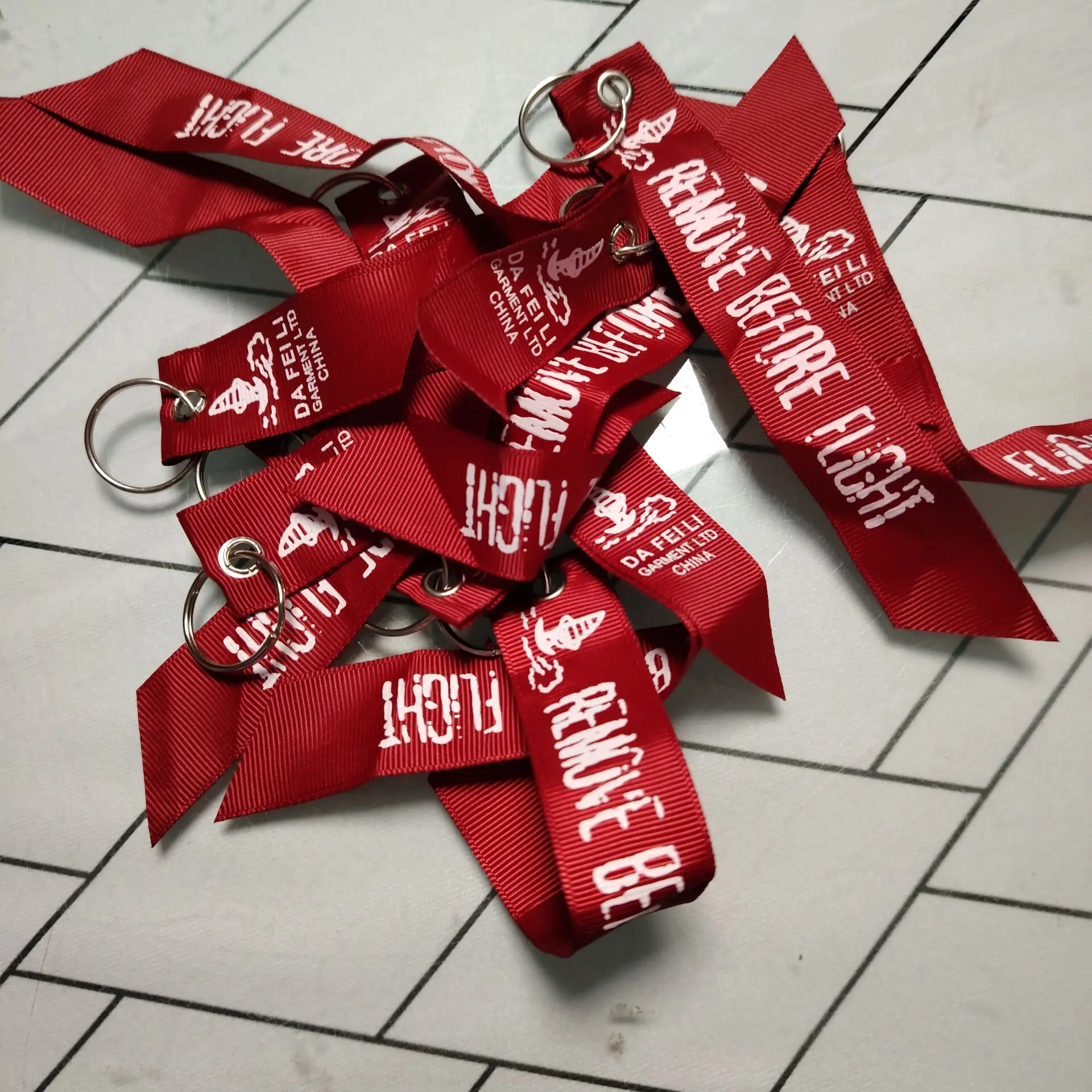 Removal Riben Costume Accessories Pre-Flight Removal Ribbon Red Decorative Flight ...