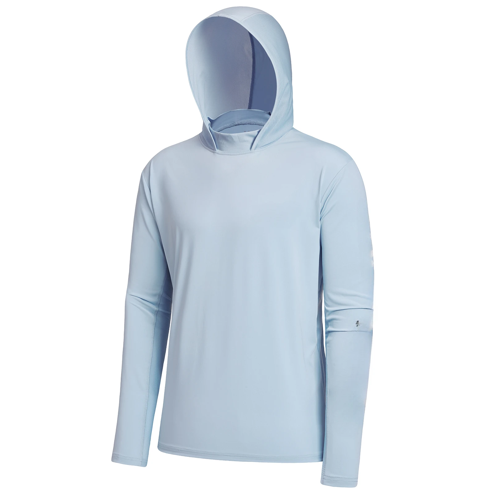 UPF 50+ Long Sleeve Hooded Fishing Shirts Winter Male Hoodies Muticolor Ourdoor Outfit