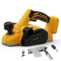 Electric planer Compatible with Dewalt 18V 20V Battery Woodworking Planer Household Tools Press Planer Hand Electric Planer