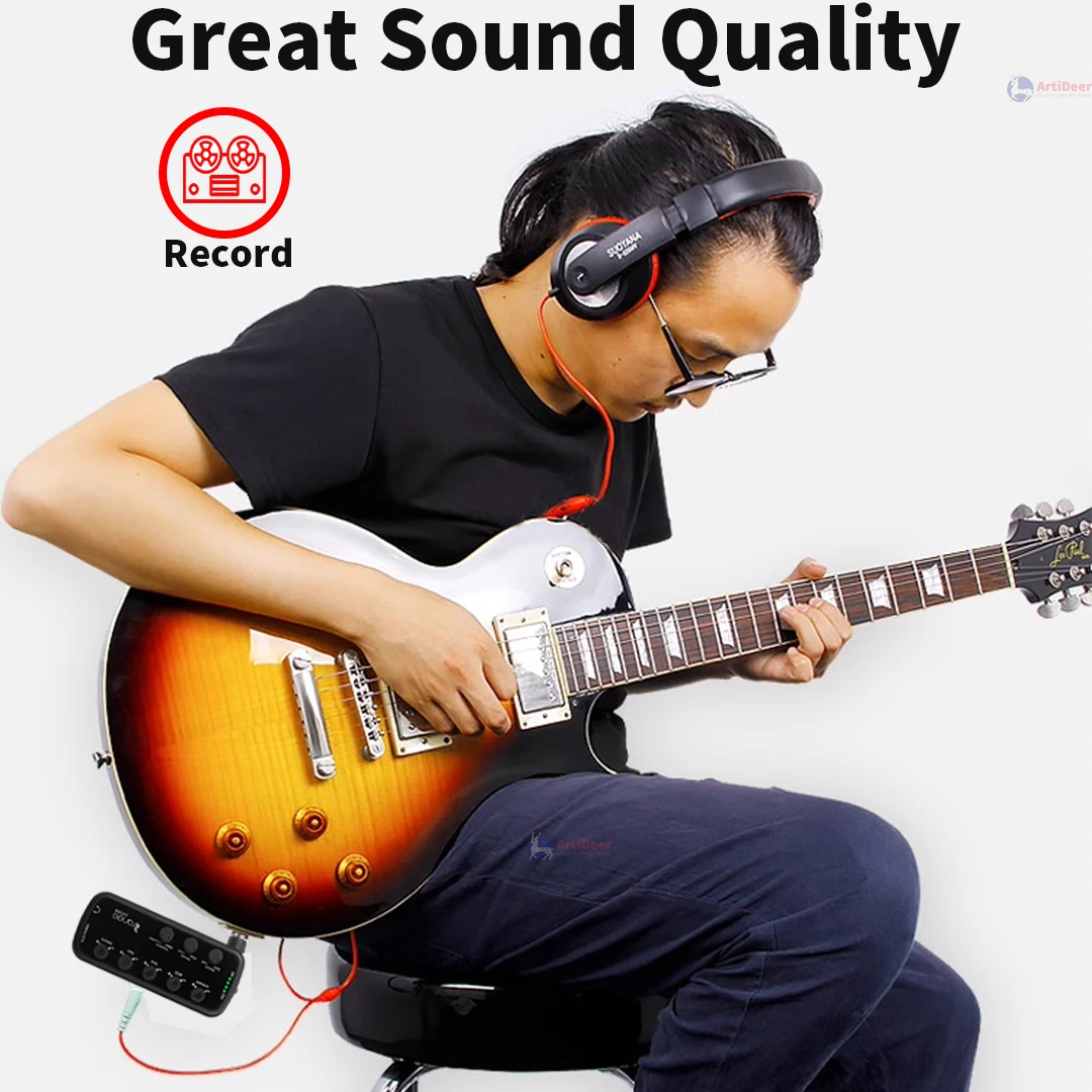 Electric Guitar Pedals Headphone Amp Mini Multi-Effects Effector Delay Reverb Overdrive Bass Amplifier Distortion Pedalboard electric guitar pedal guitar headphone amplifier