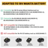 50mm Brushless Cordless Pruning Shear Electric Tree Branch Cutter Fruit Tree Bonsai Pruner Garden Power Tool for Makita 18V 6