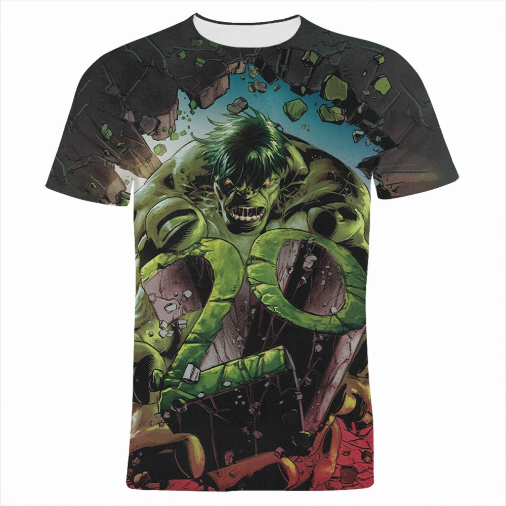 

Hot Toys T-Shirts Hulk Cartoon Anime 3D Print Streetwear Men Women Casual Fashion Oversized T Shirt Kids Boys Girls Tees Tops