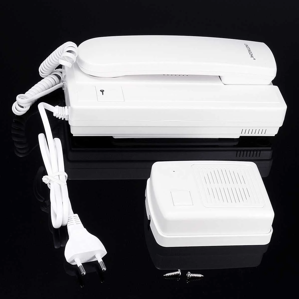 

12V Audio Intercom Doorbell Phone Entry System Kit for Flats Houses Apartment Access Control Lock Household Security Supplies