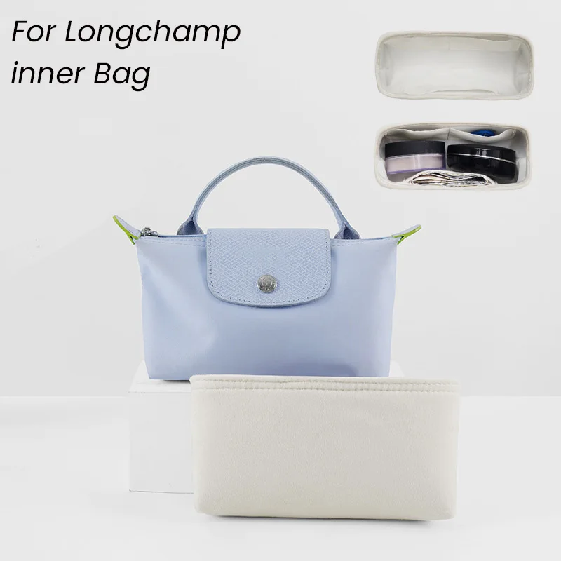 3 Style Bag Organizer For Longchamp Mini Bag Storage Bag The Liner Bag Felt  Purse Insert Handbag Liner Bag - AliExpress