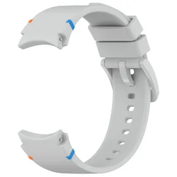 Premium Silicone Sport Strap for Smartwatches - Versatile and Durable Fitness Band (Grey B)