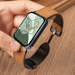 Vintage Magnetic Strap for Smartwatch - Elegant Watchband Bracelet (Black Brown)