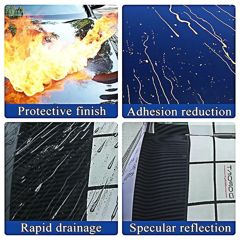 CHEGIT S6 Ceramic Coating Spray Hydrophobic High Gloss Paint Protection 9H Nano Top Long Lasting Wax Car Care Detail Car Coating Spray Car Coating Agent
