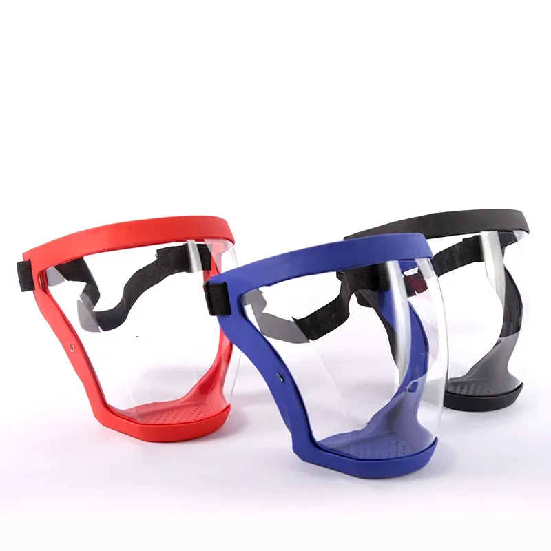 Work Protection Mask Full Face Protector Shield Transparent Facial Protector Face Protective Screen Kitchen Accessories Gadgets