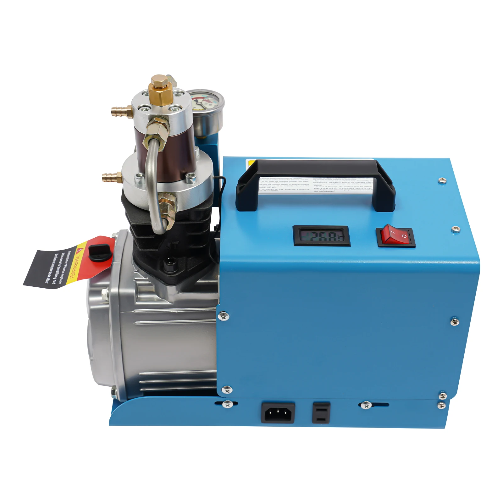 4500 Psi 0-30 MPa Elektrische Kompressorpumpe Hochdruck-Luftpumpensatz 300 Bar Elektrische Luftpumpe Luftkompressor – Detail 7