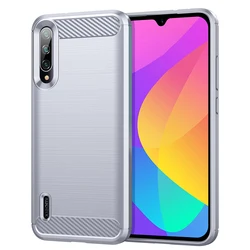 Luxurious Matte Silicone Phone Cover - Soft and Stylish Protection for Mi CC9 (GRAY)