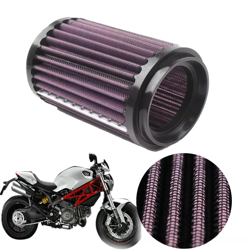 

Motorcycle High Flow Air Filter For DUCATI Monster 1200/1100/821/796/696 Reduced Fuel Consumption Engine Protection Parts