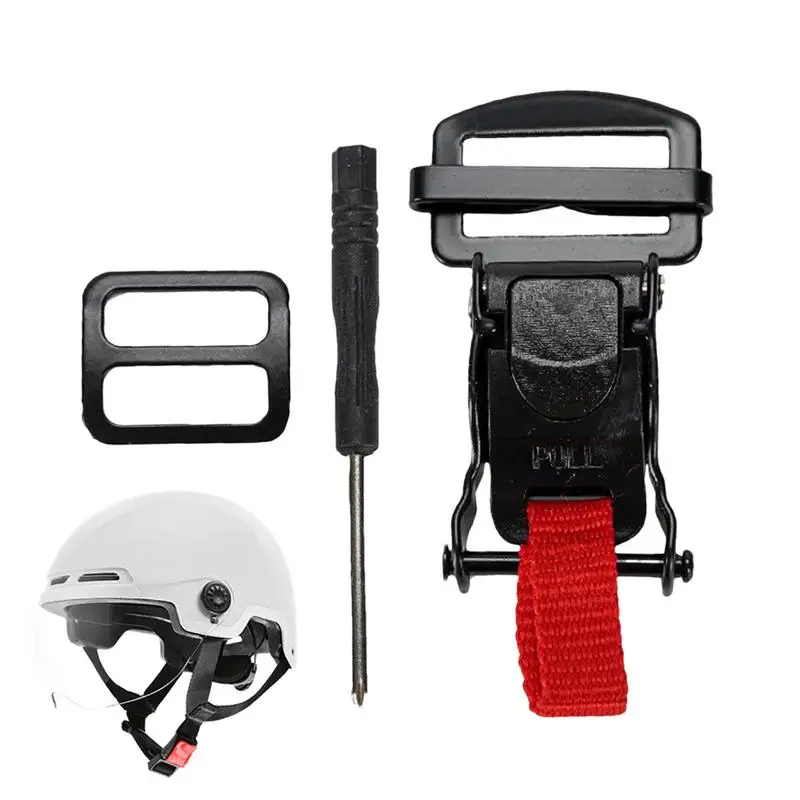 Motorcycle Helmets Quick Release Buckle Double D Buckle Safe Quick Release Clip Strap Helmet Lock Socket For Motorcycle Helmets