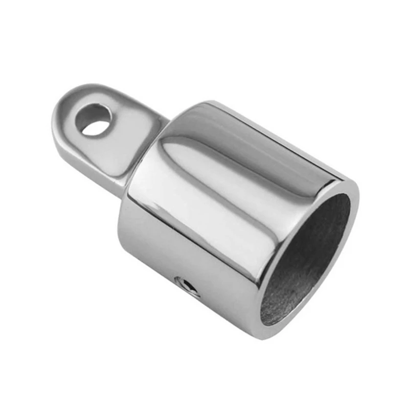 Jingyi 316 Stainless Steel Bimini Top Caps (2-Pack) - Fits 32mm OD Round Tube, Marine Canopy Hardware