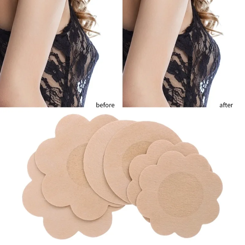 2-500pcs Disposable Breast Patchs Anti Convex Point Invisible Breathable Anti Allergic Chest Patch Sling Anti Glare Patchs 5