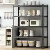 5 Tier Garage Shelving Heavy Duty Steel Shelving Unit 2000LB Capacity Adjustable Metal Storage Rack 36"W X 16"D X 72"H 6
