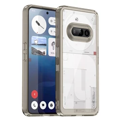 Transparent Colorful TPU Protective Phone Case - Clear Cover for Nothing Phone 3a (GRAY)