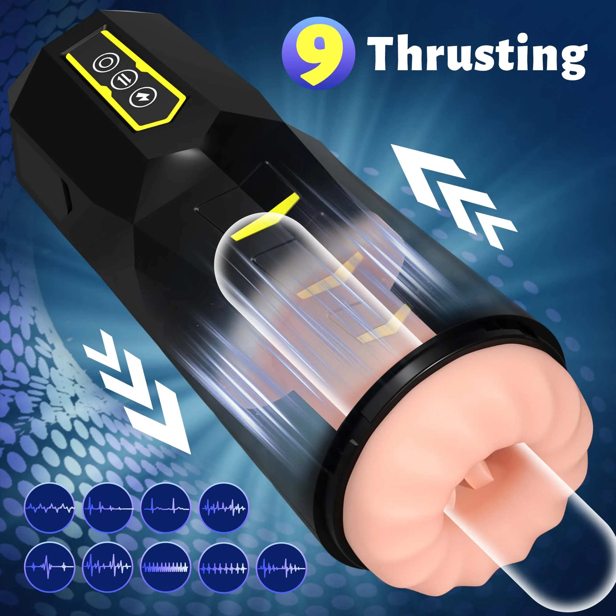 Automatic Male Masturbator Telescopic Masturbation Adults Sex Toys for Men Piston Mastubators Cup ipx8_voghion.com
