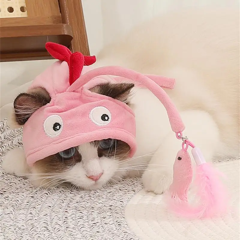 

Игрушка для кошек, милые бонусные аксессуары, можно заменить, игрушка для кошек, селфи для кошек, универсальный размер, подходит для всех принадлежностей для кошек, головной убор, шляпа для кошек, игрушка для домашних животных