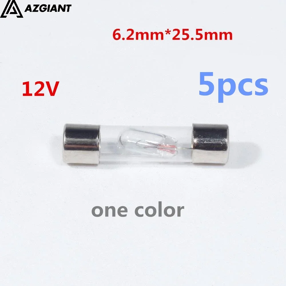 Car light tester circuit detector probe pen tester circuit tester voltage test pen 5pcs/lot 6*34mm 6.2*25.5mm bulb For Car Circuit DC Tester 6V 12V 24V Voltage Auto Vehicle Gauge Test Light Measuring Pen