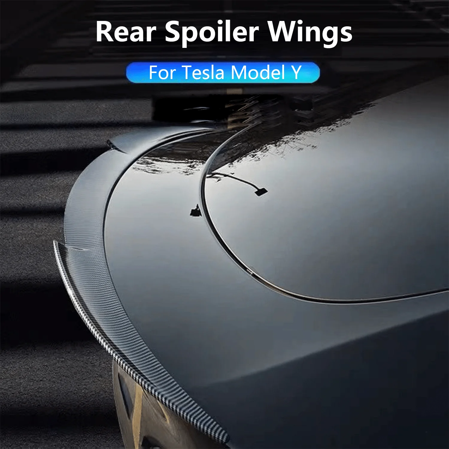 

Задний спойлер для Tesla Model Y, крылья из АБС-пластика для 2020, 2021, 2022, 2023, модель Tesla, задний спойлер для багажника, крыло для губ, хвоста, Задняя Крышка багажника