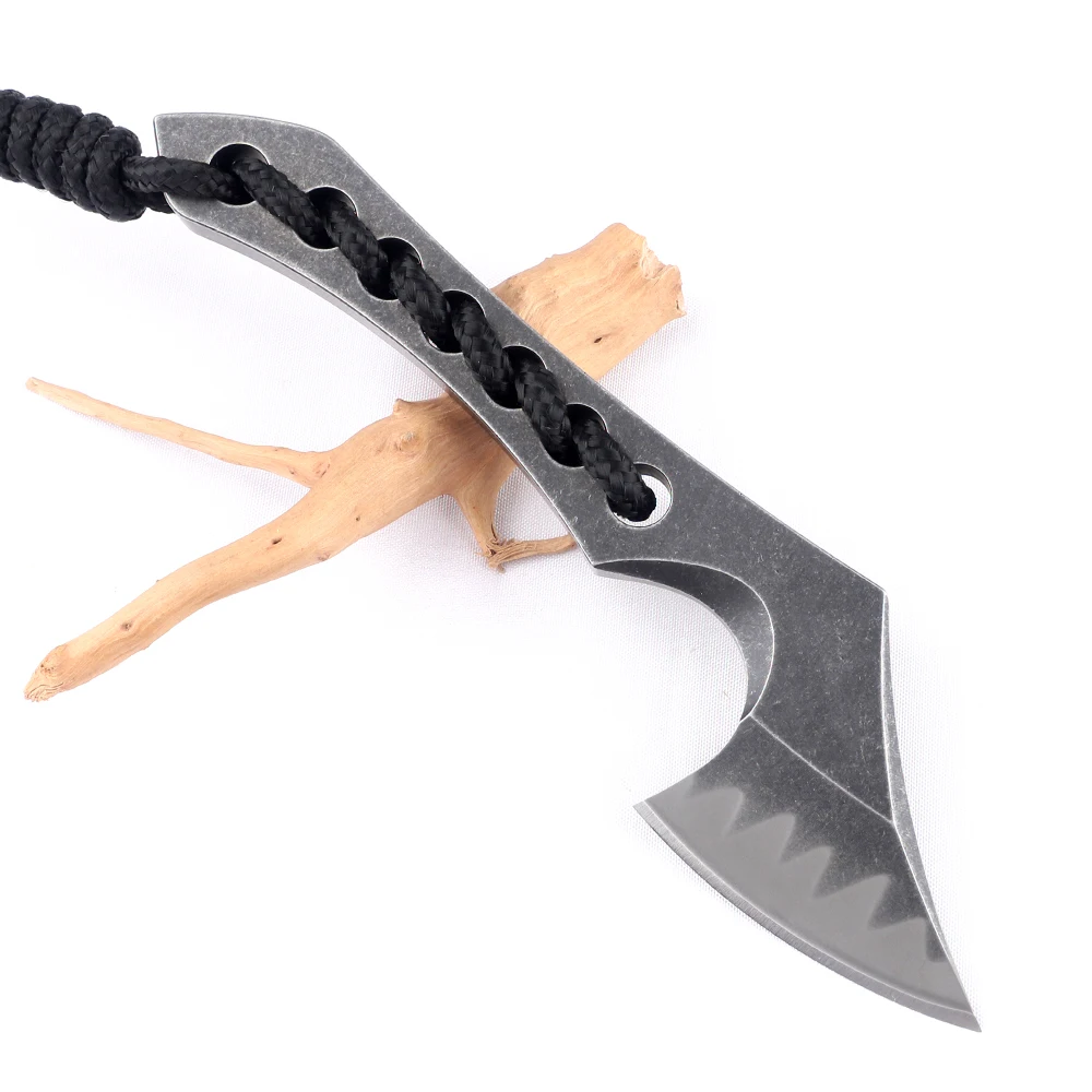 NINE THORN outdoor self-defense carry mini tactical ax tactical military survival equipment knife ax fixed knife EDC 3