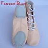 Natural Leather Lacing Jazz Dance Boot Stage Dancing Shoes Practice Sneakers For Girls And Women Wholesale 3