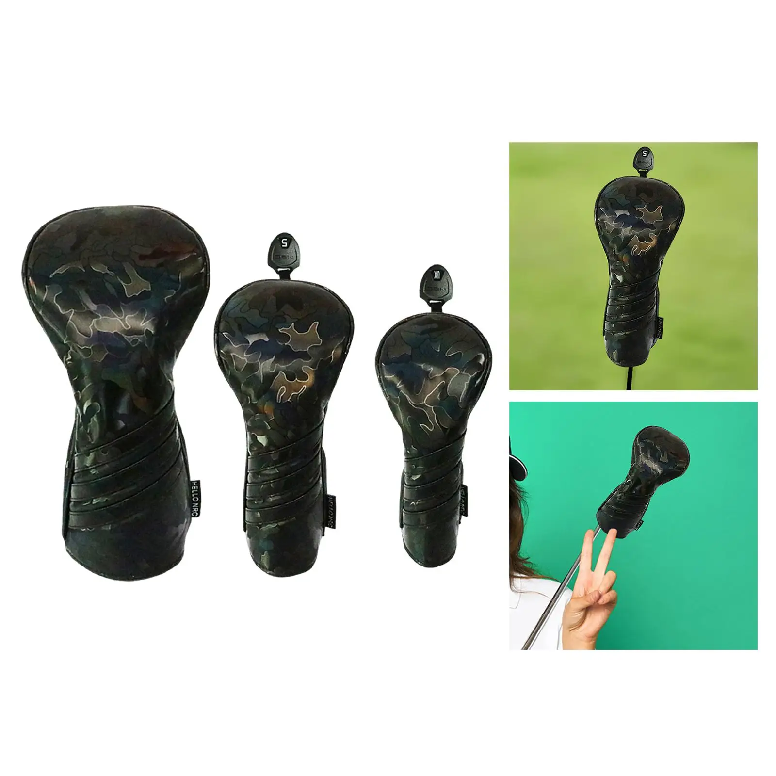 Golf club head cover, trendy golf wood club head cover for men Golf club head cover, trendy golf wood club head cover for men
