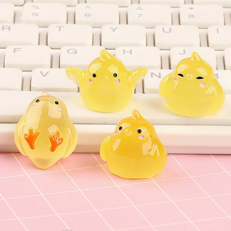 

2 шт., светящиеся мини-фигурки куриц