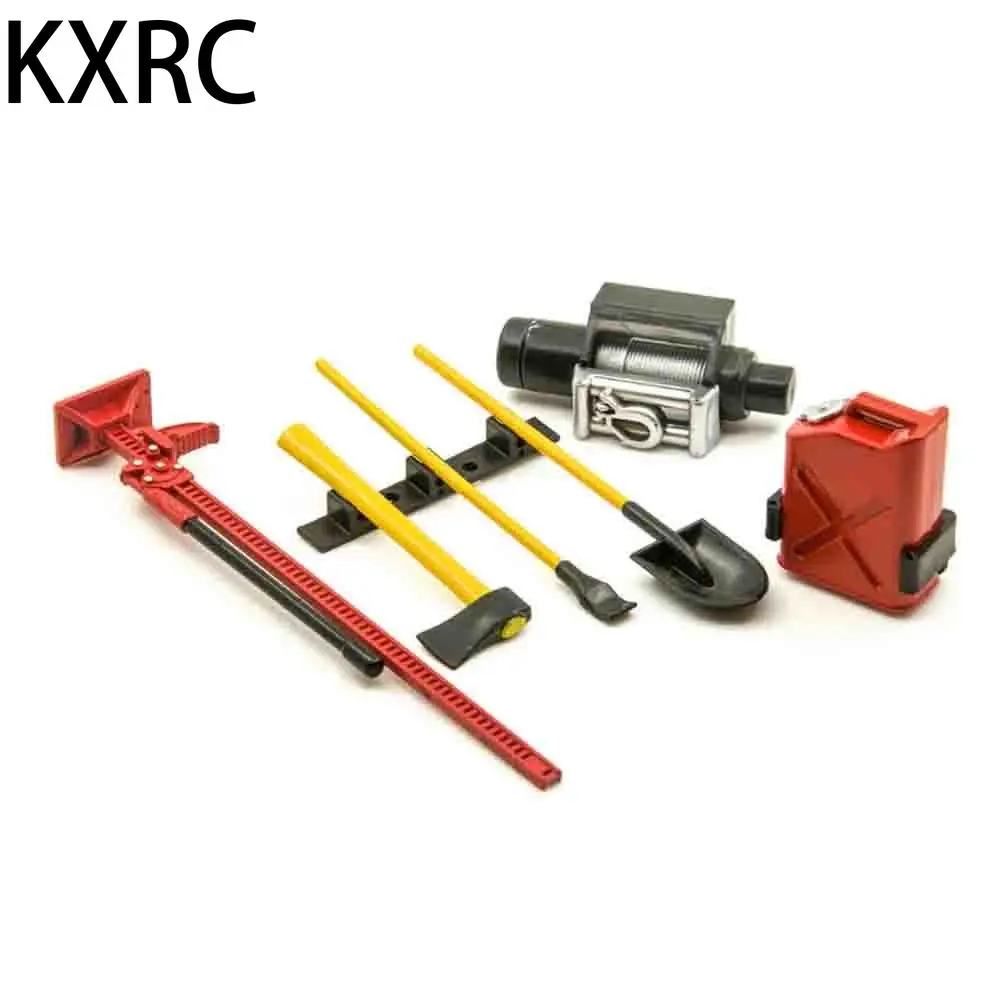 

Simulation Scene Tools/fuel Tank/winch/jack Decoration for 1/10 RC Crawler Car Traxxas TRX4 Defender AXIAL SCX10 RC4WD D90 Parts