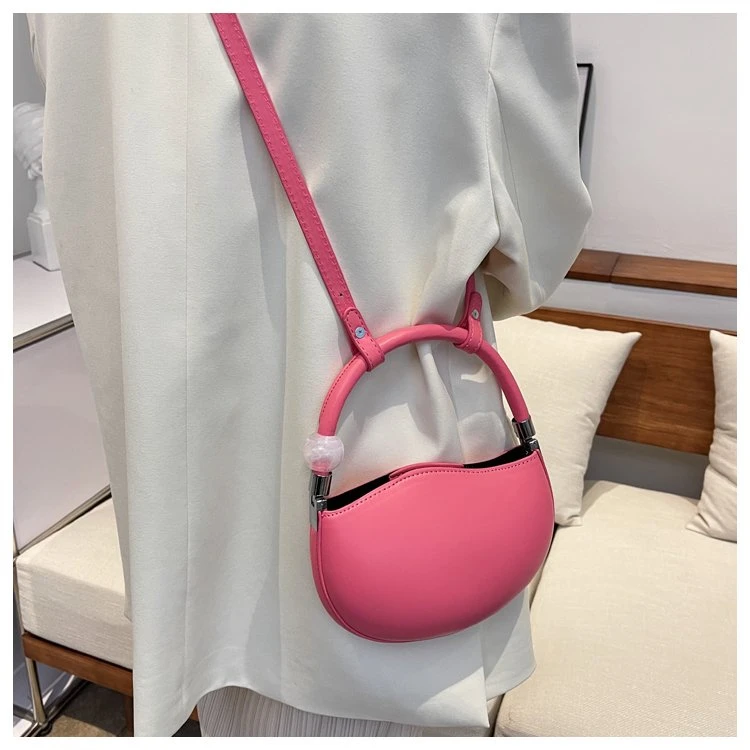 Vintage Casual Tote Women's Shoulder Bag Pu Leather Handbags Spring Summer New Cute Fashion Solid Color Crossbody Bags for Women