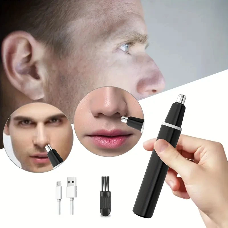 Nose Hair Trimmer Electric Ear Nose Hair Clipper Professional Painless Brow Trimmer Removal Shaver