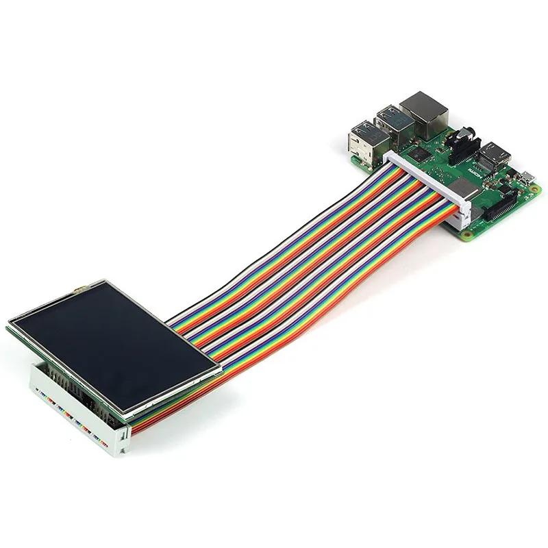 Cavo di prolunga GPIO da 40 pin - Nastro da 8 pollici maschio a femmina per display touch screen TFT Raspberry Pi da 5/4/3/2 e 3,5/5 pollici - immagine 6