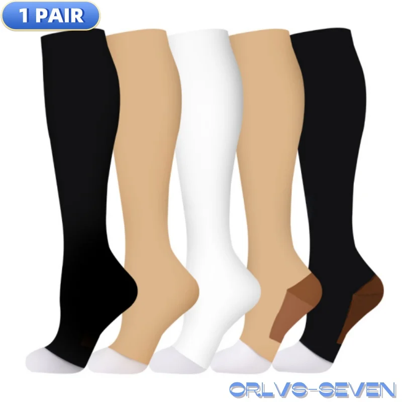 Compression Stocking 10 Styles Prevent Calf Varicose Veins Soreness Pressure Cycling Professional Leg Support Nurse Women Socks
