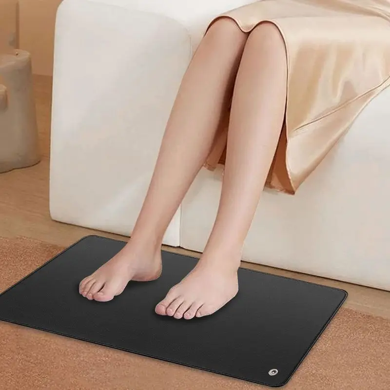 65x25cm Earthing Universal Grounding Mat Grounding Pad Kit Fatigue EMF Stress Therapy Improve Sleep Help with Anxiety for Health