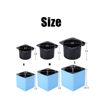 White Self Watering Planter, Water Indicator, Modern Decorative Planter Pot for all House Plants Flowers, Herbs, Vegetables 6