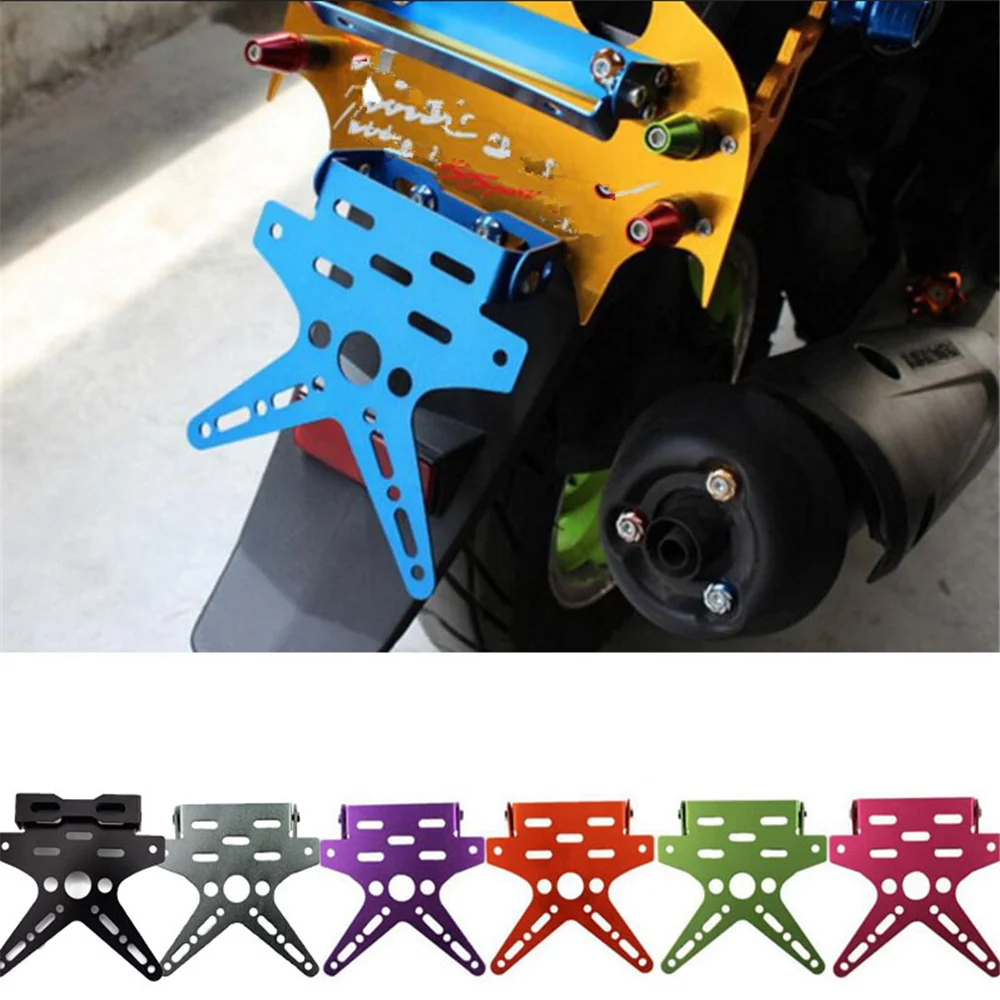 스즈키 GSXR1000 GSXR600 GSXR750 GSR600 GSR750 GSX-S750 용 오토바이 조정 가능한 라이센스 플레이트 홀더