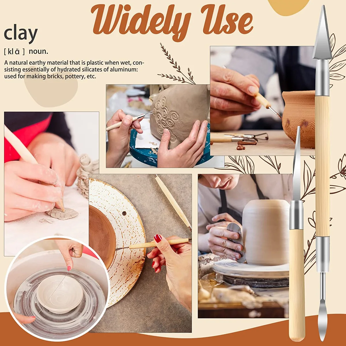 CLAY MODELING TOOLS AND USES 