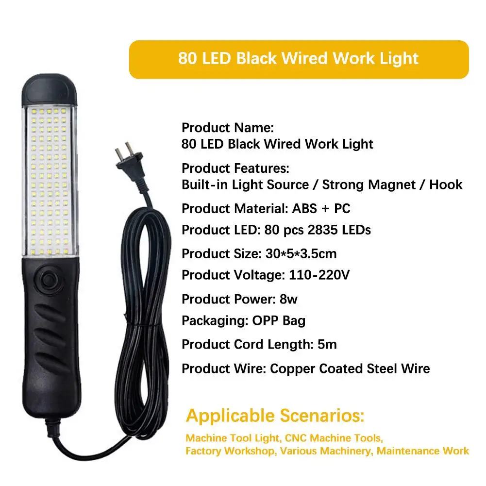 엔진룸 작업등 ? 초고휘도 2835 LED 자석식 마운트, 차고/작업장용 자동차 액세서리