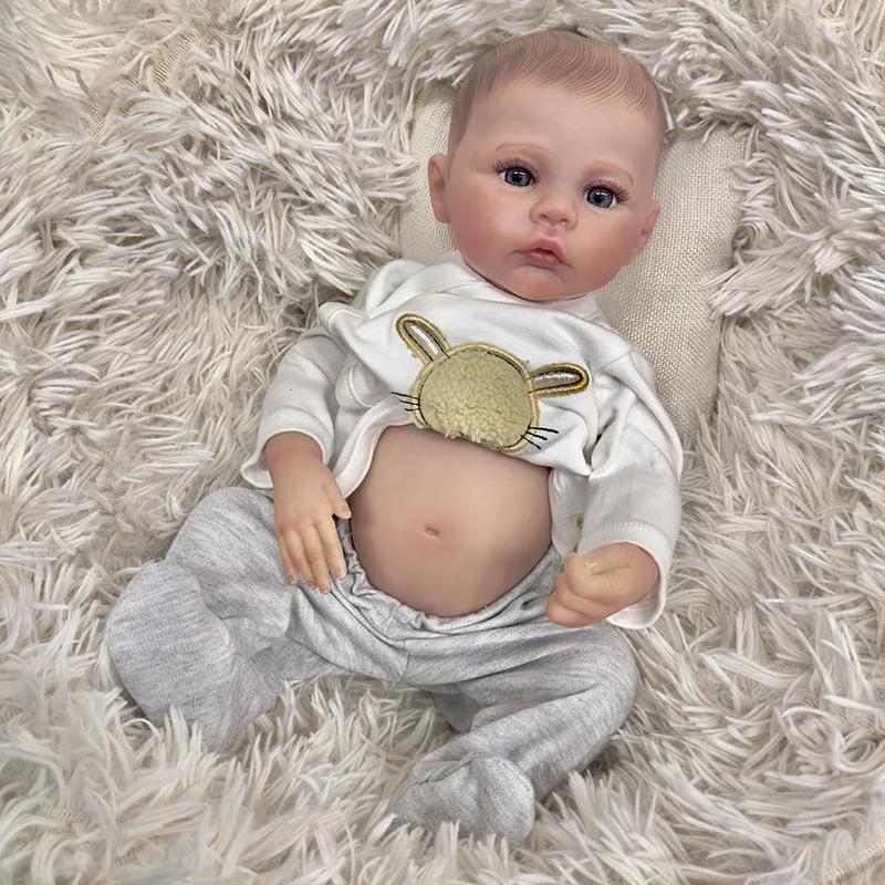 

NPK 45cm Full Body Reborn Baby Dolls Meadow Soft Body 3D Skin with Visbile Veins Collectible Art Doll Bebe Reborn Toy Gift