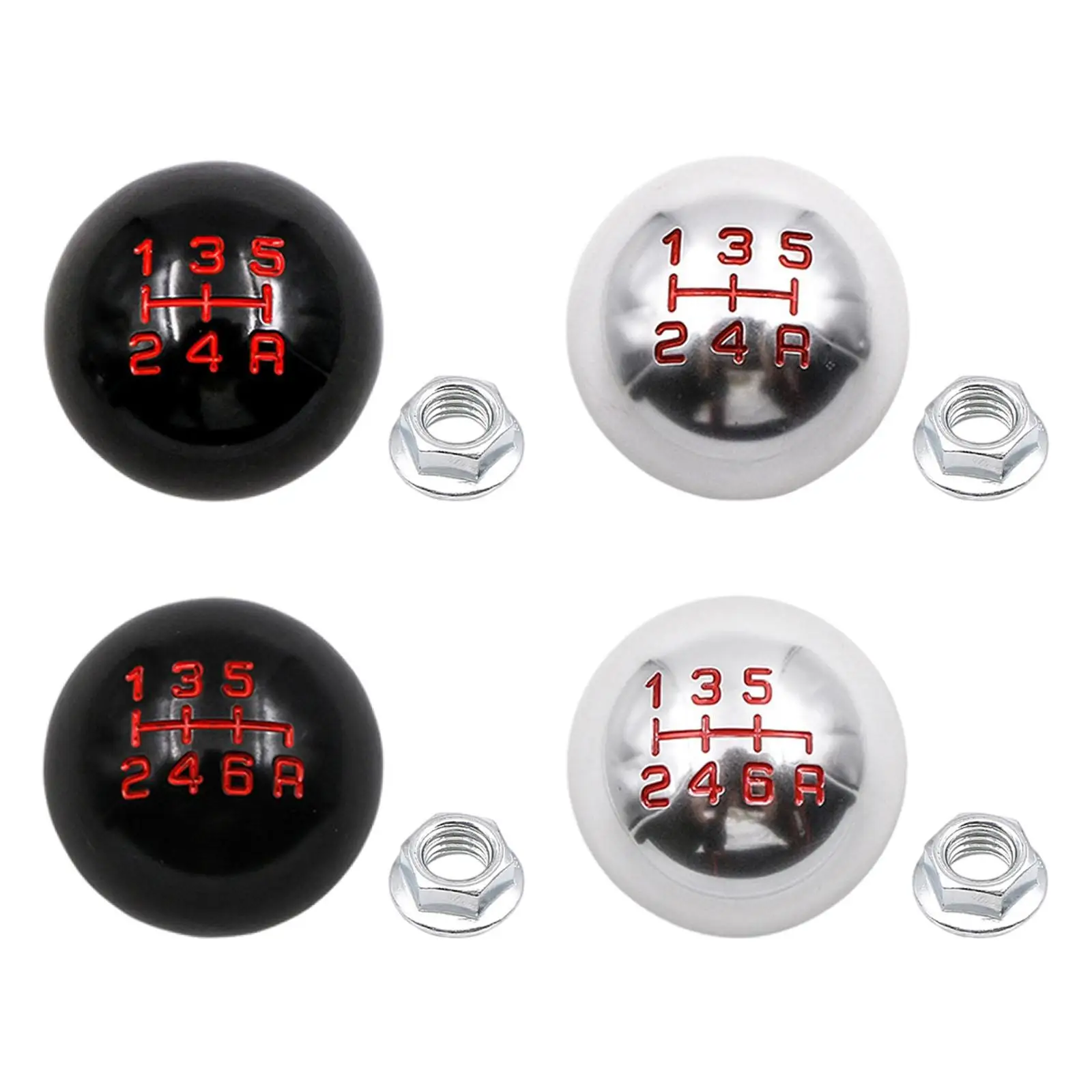 Round Ball Gear Stick Shift Knob , Type R M10 X 1.5 Accessories Manual Shifter For Honda Acura