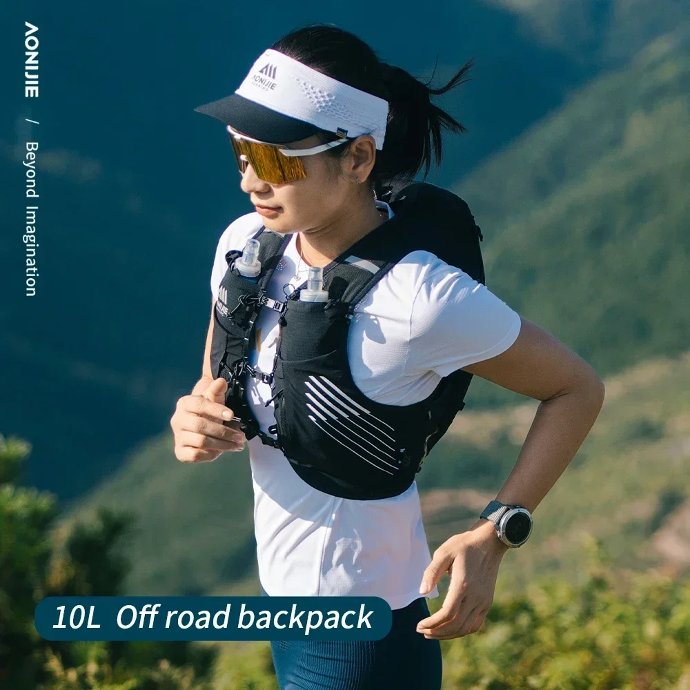 AONIJIE C9116 New Hydration Pack 10L High Capacity Running Hydration Vest for Cross-Country, Hiking Mountaineering and Marathon 2