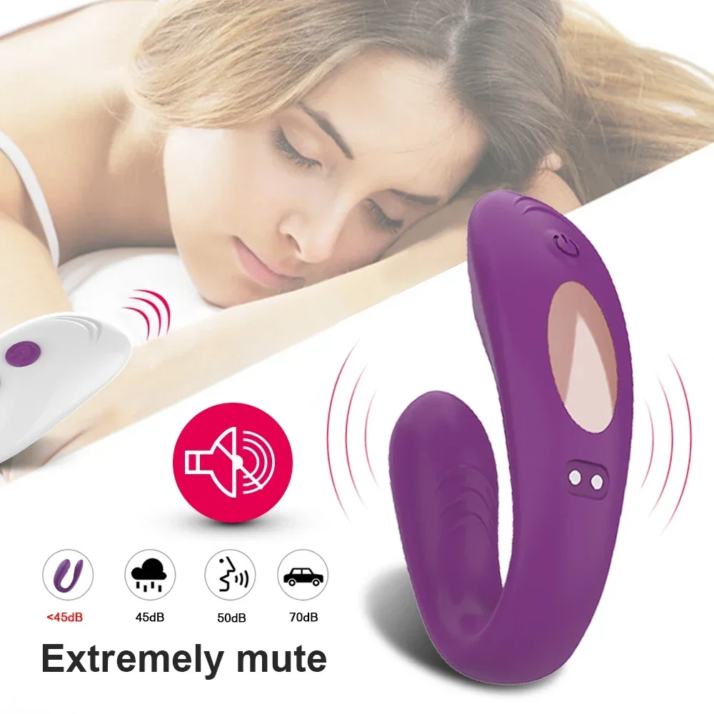 Vibromasseur télécommandé de type U pour femme, vibromasseur féminin 4