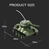 2.4G RC Crawler Type Tank Track High Speed Simulation Mini Remote Control Radio Military Vehicle Armored Car Turret Toy Chariot 4