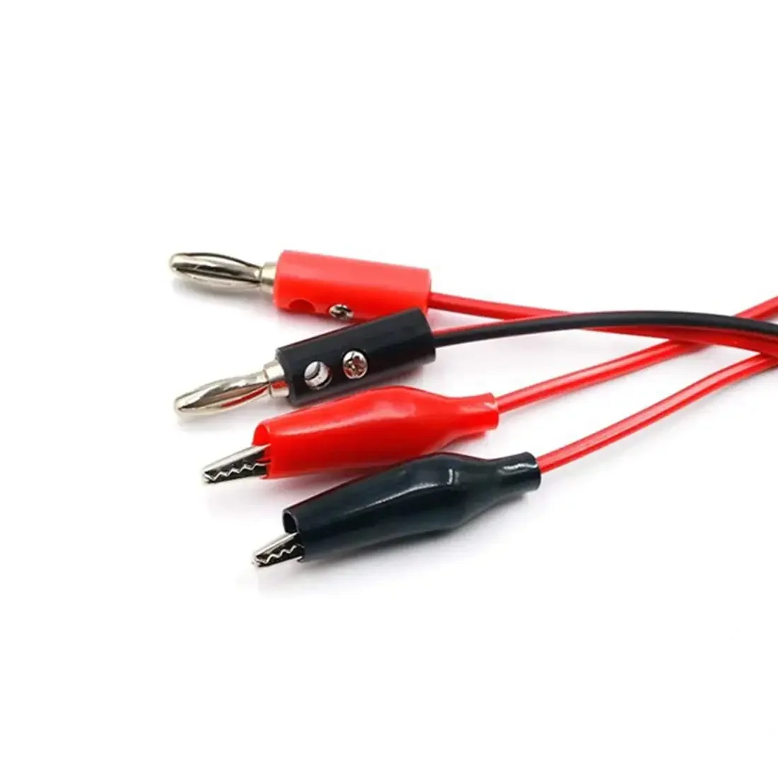 Crocodile clip connecting wire 2-claw design Flexible For voltage testing Suitable for industrial measuring instrumen